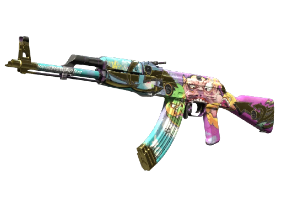AK-47 | B the Monster (Well-Worn) - Image 1