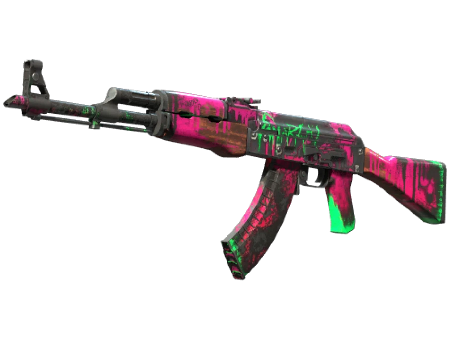 AK-47 | Neon Revolution (Battle-Scarred) - Image 1