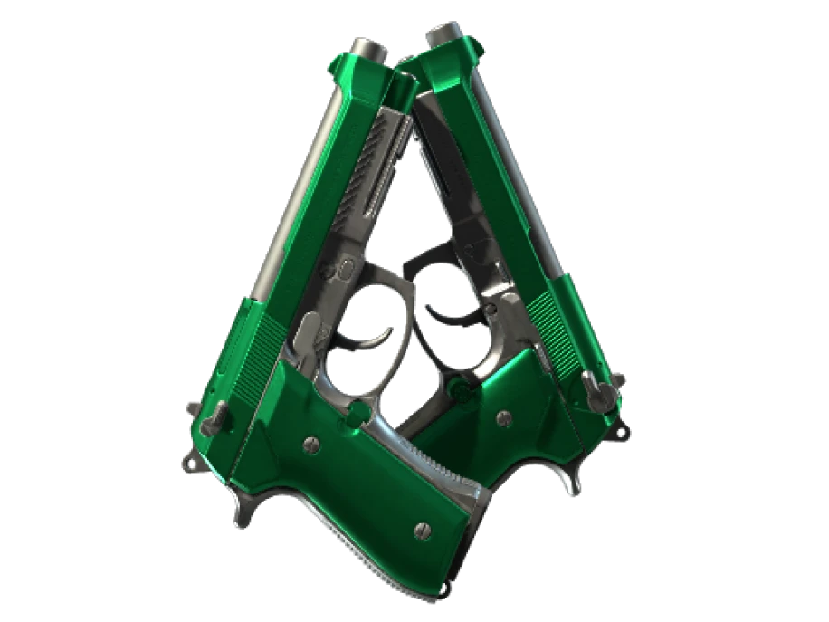 Dual Berettas | Emerald (Minimal Wear) - Image 1