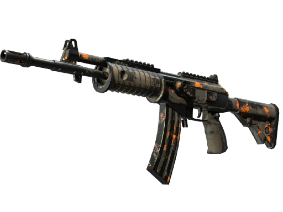 Galil AR | Orange DDPAT (Battle-Scarred) - Image 1