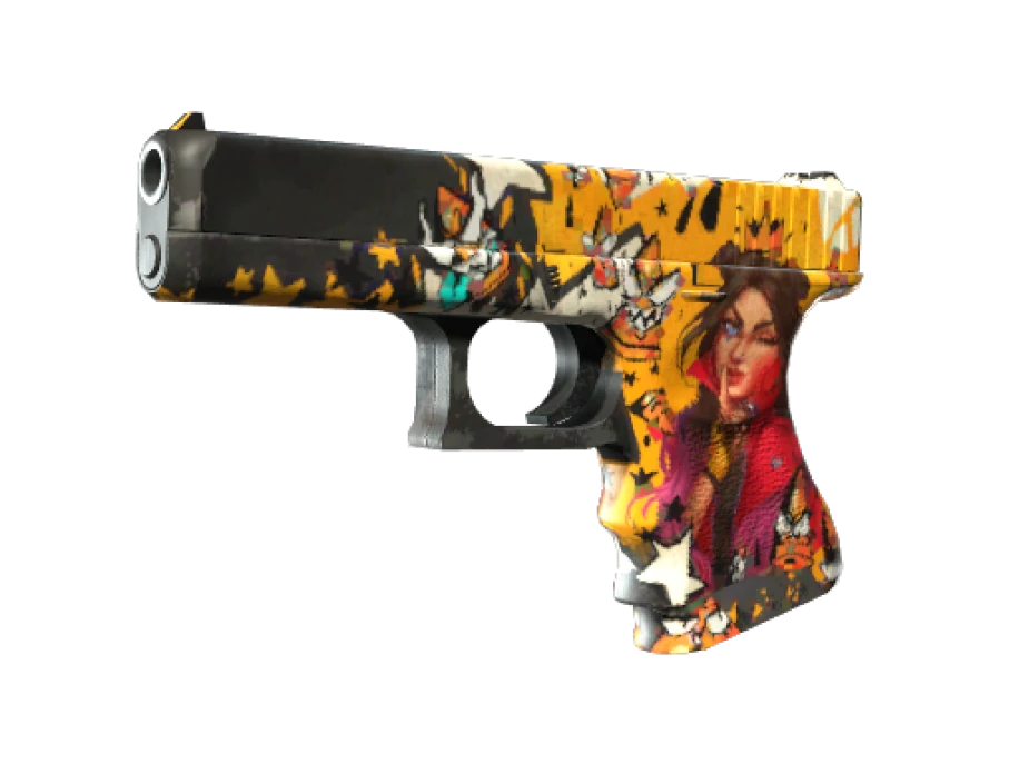 Glock-18 | Bullet Queen (Well-Worn) - Image 1