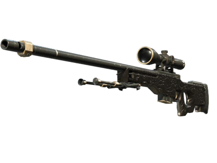 Souvenir AWP | Black Nile (Well-Worn) - Image 1