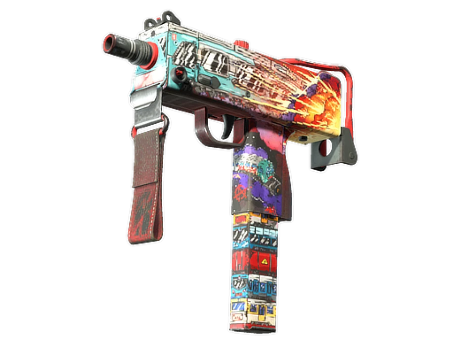 Souvenir MAC-10 | Derailment (Well-Worn) - Image 1