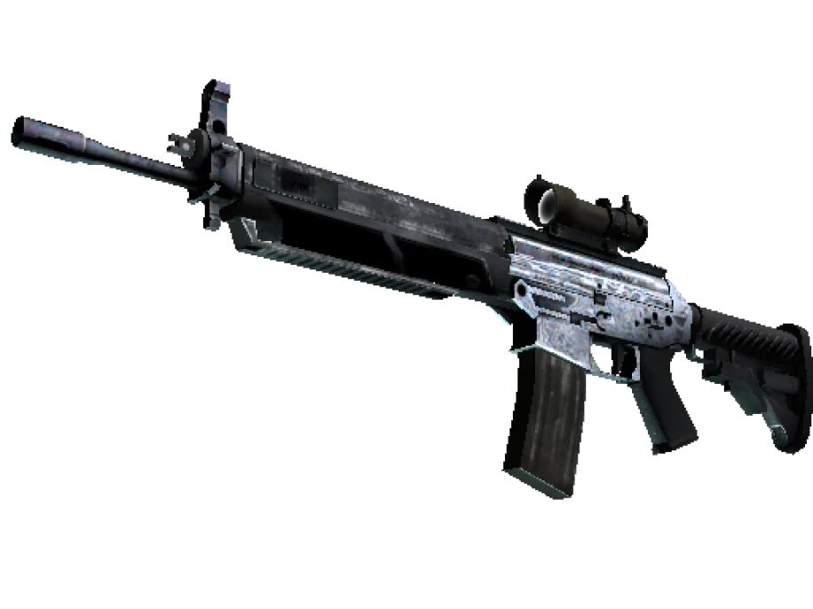 Souvenir SG 553 | Damascus Steel (Factory New) - Image 1