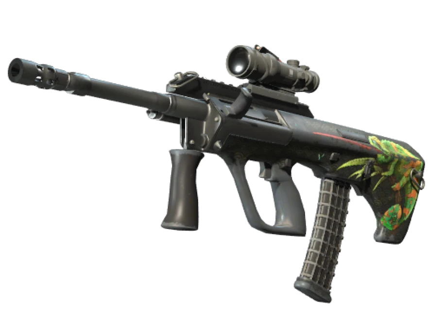 StatTrak™ AUG | Chameleon (Well-Worn) - Image 1