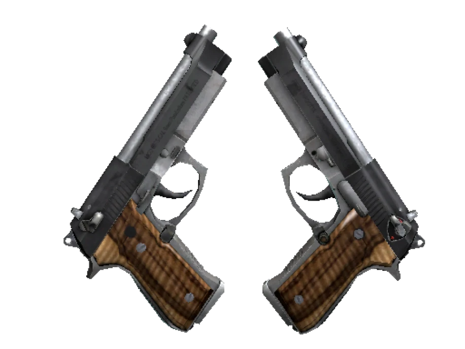 StatTrak™ Dual Berettas | Black Limba (Minimal Wear) - Image 1