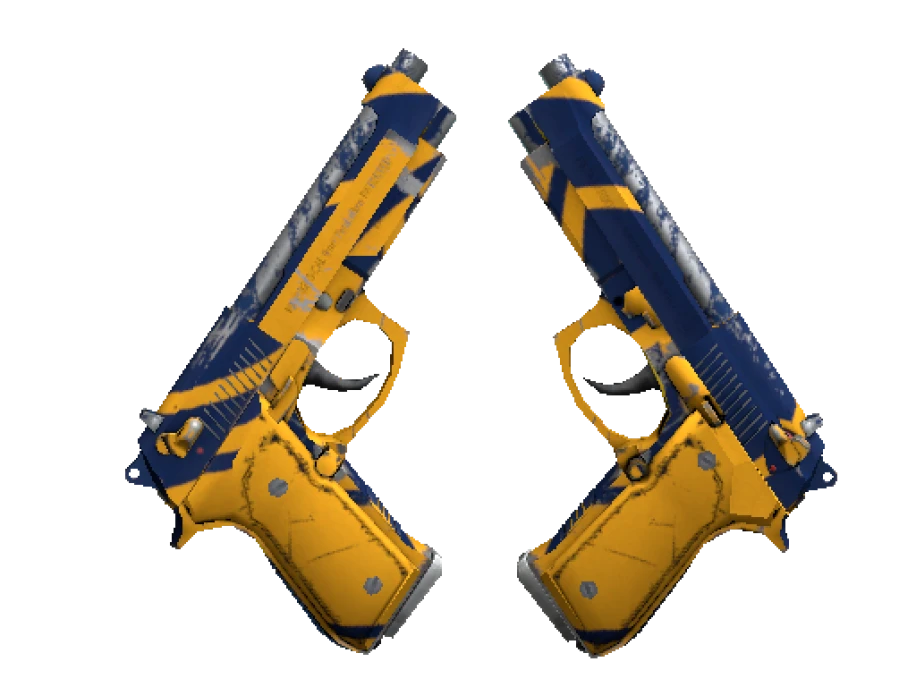 StatTrak™ Dual Berettas | Marina (Field-Tested) - Image 1