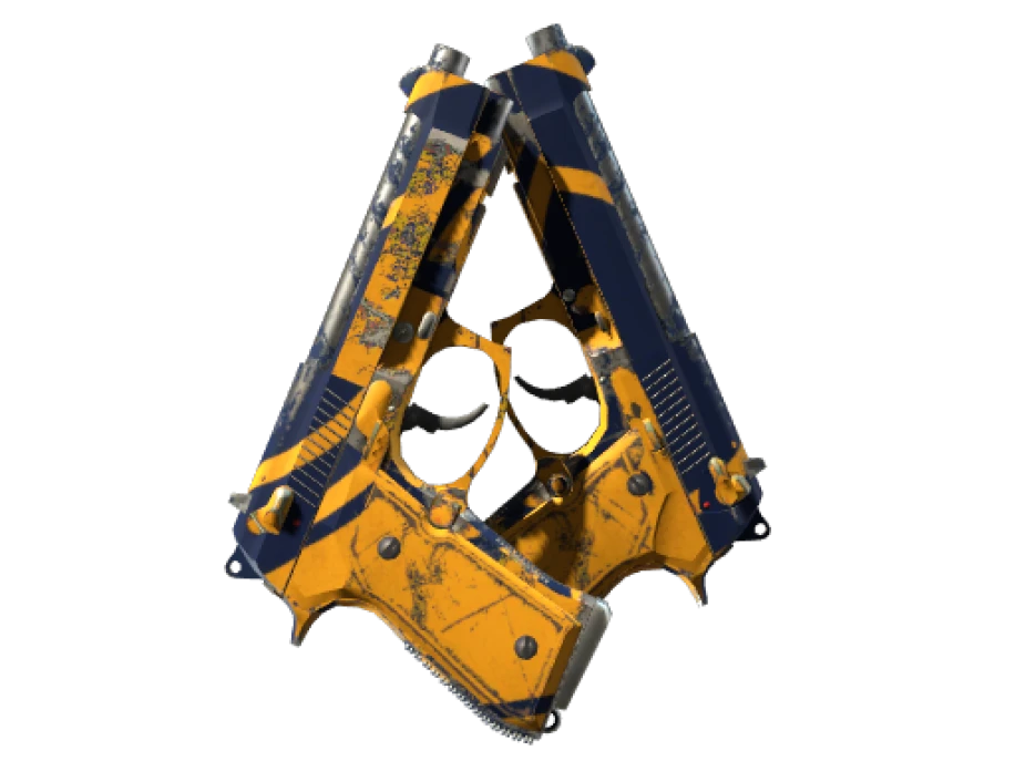 StatTrak™ Dual Berettas | Marina (Well-Worn) - Image 1