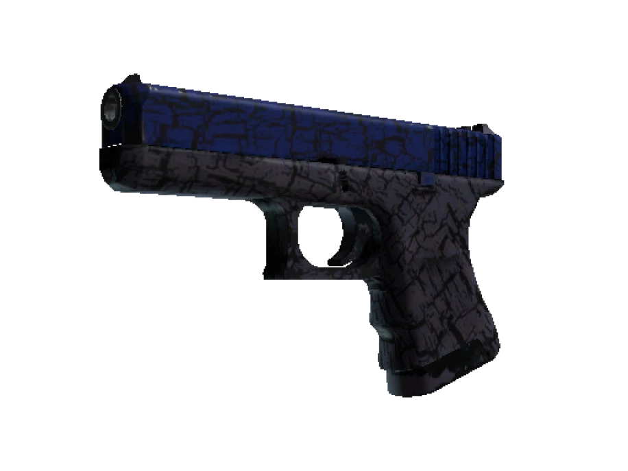 StatTrak™ Glock-18 | Blue Fissure (Well-Worn) - Image 1