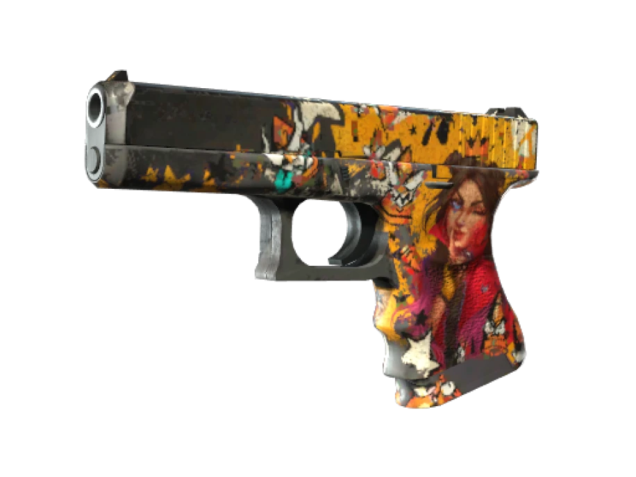 StatTrak™ Glock-18 | Bullet Queen (Battle-Scarred) - Image 1