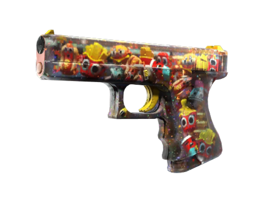 StatTrak™ Glock-18 | Snack Attack (Well-Worn) - Image 1