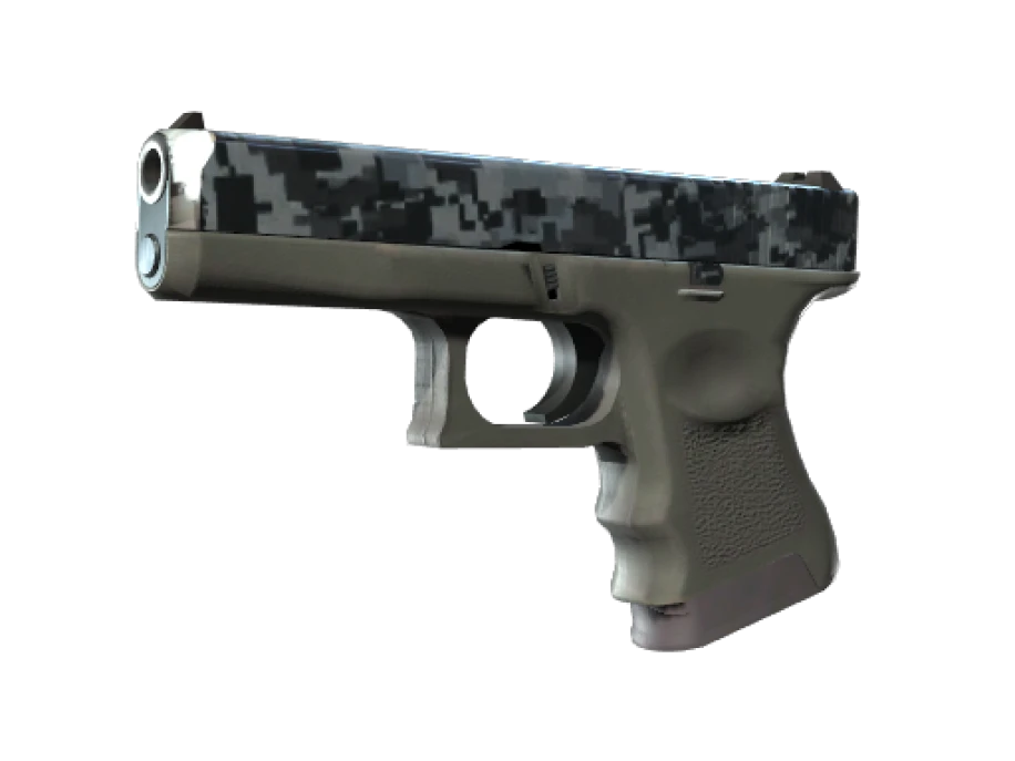 StatTrak™ Glock-18 | Steel Disruption (Field-Tested) - Image 1
