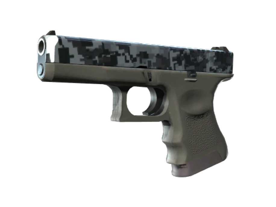 StatTrak™ Glock-18 | Steel Disruption (Minimal Wear) - Image 1