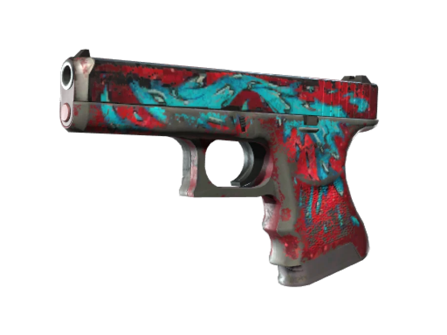 StatTrak™ Glock-18 | Water Elemental (Battle-Scarred) - Image 1