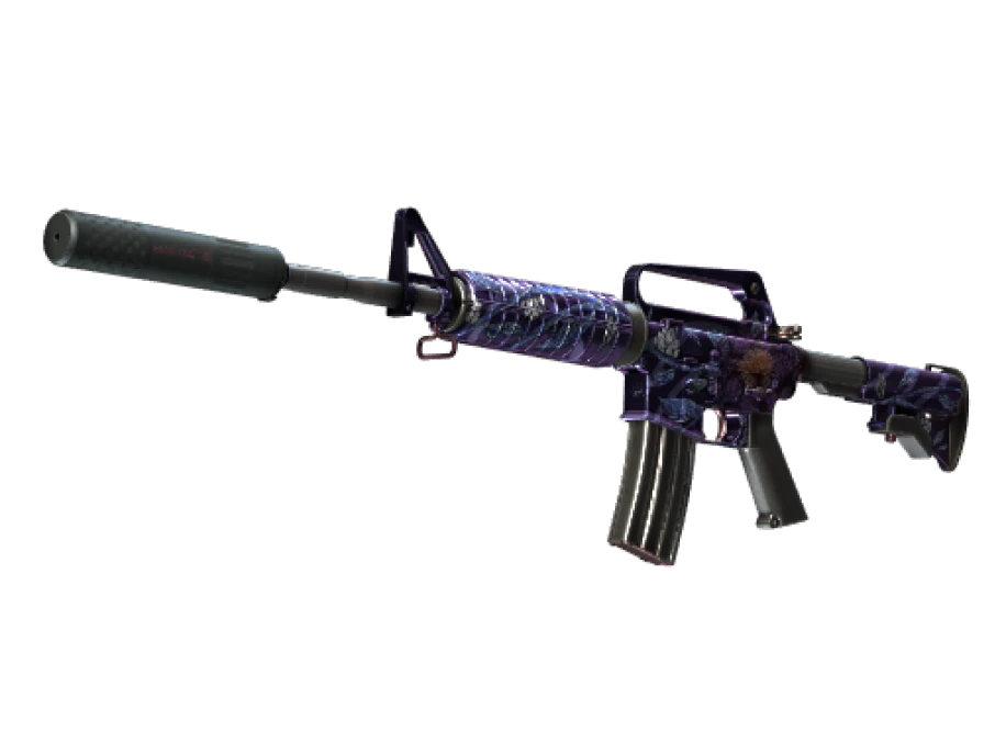 StatTrak™ M4A1-S | Black Lotus (Minimal Wear) - Image 1