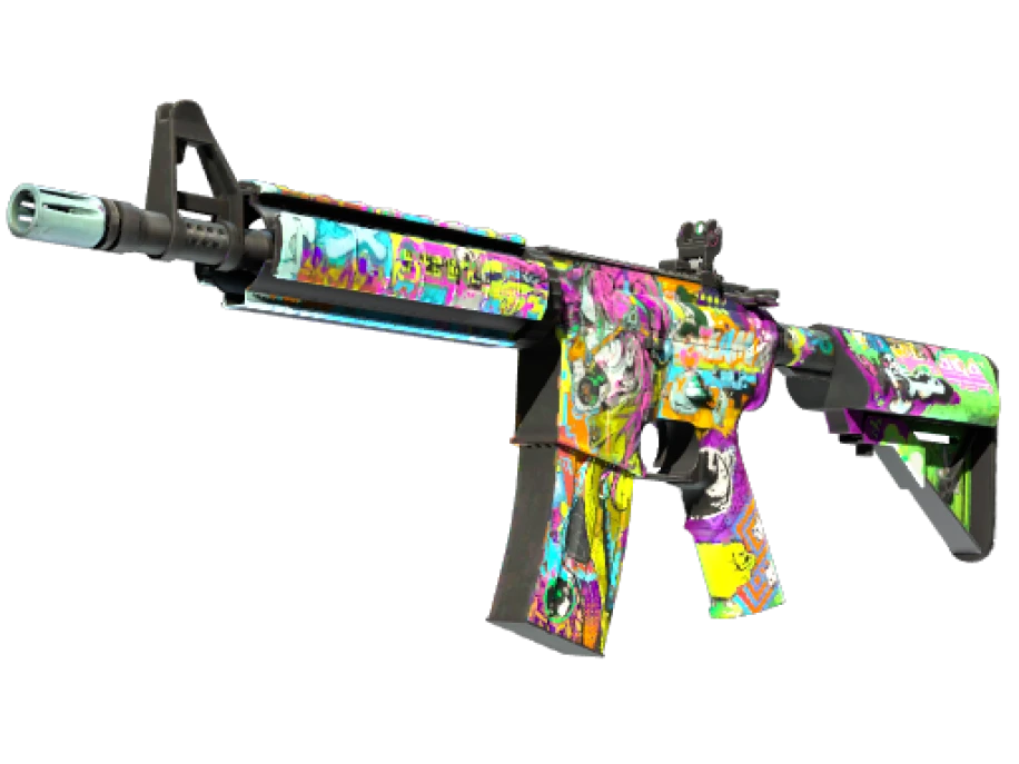 StatTrak™ M4A4 | In Living Color (Minimal Wear) - Image 1