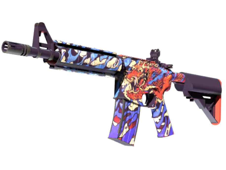 StatTrak™ M4A4 | 龍王 (Dragon King) (Factory New) - Image 1