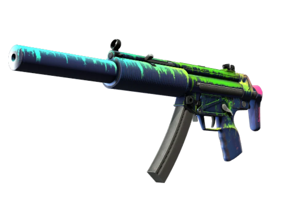 StatTrak™ MP5-SD | Phosphor (Minimal Wear) - Image 1