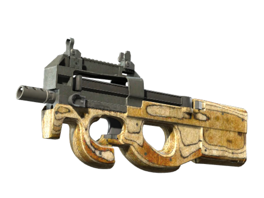 StatTrak™ P90 | Shapewood (Battle-Scarred) - Image 1