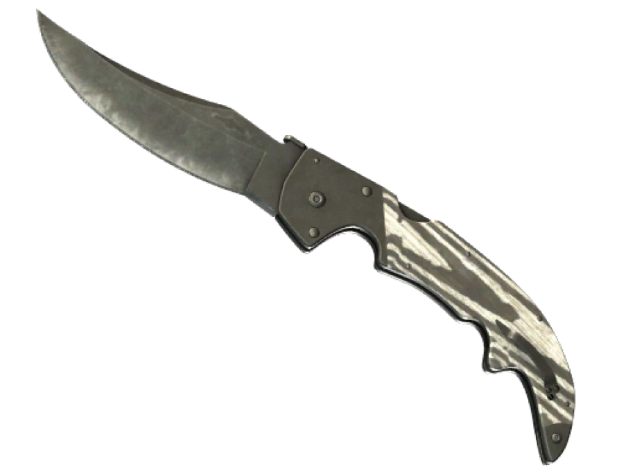 ★ Falchion Knife | Black Laminate (Battle-Scarred) - Image 1