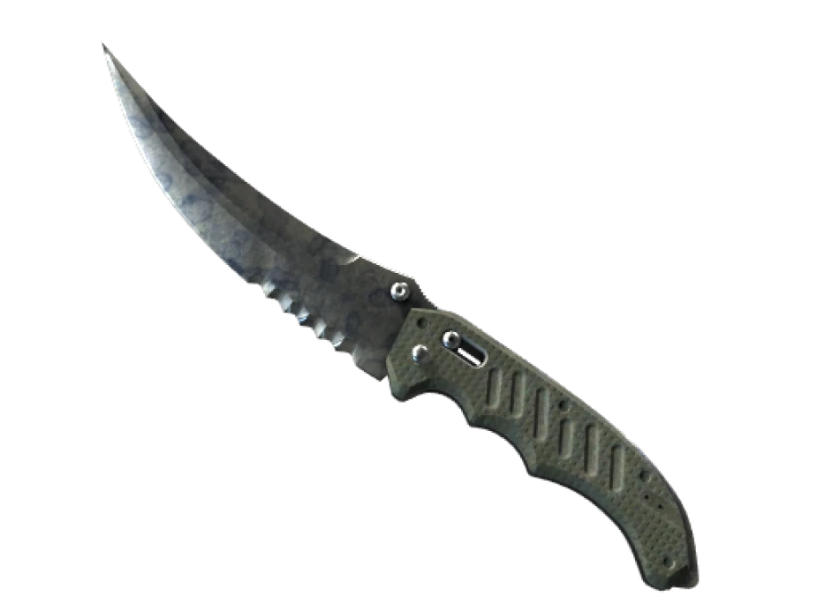 ★ Flip Knife | Stained (Well-Worn) - Image 1