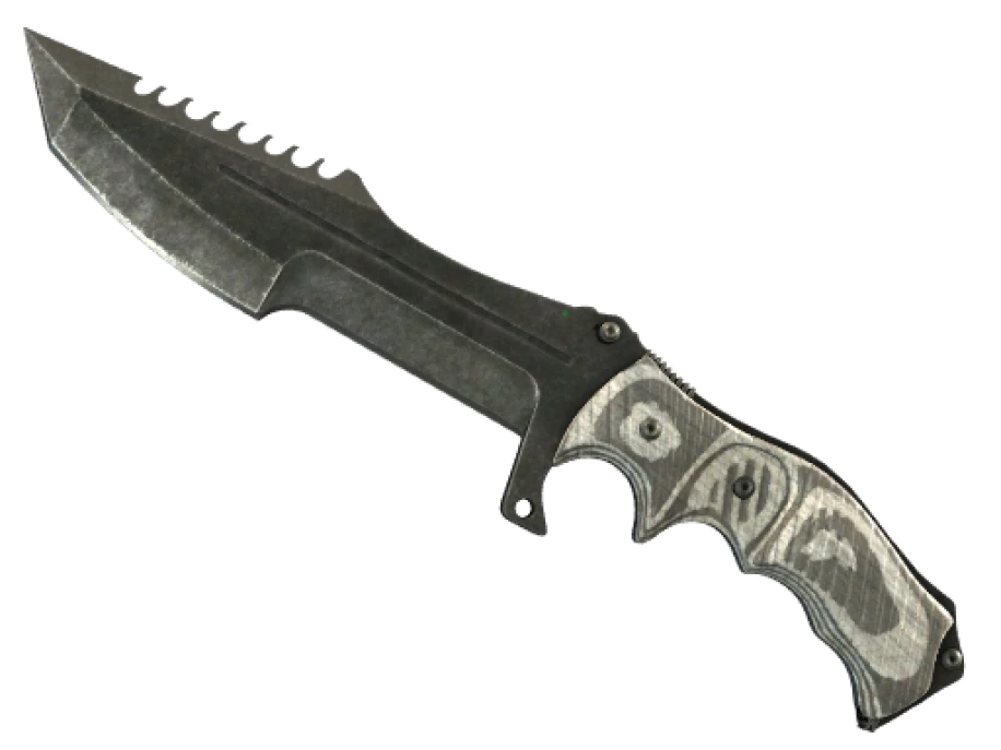 ★ Huntsman Knife | Black Laminate (Battle-Scarred) - Image 1