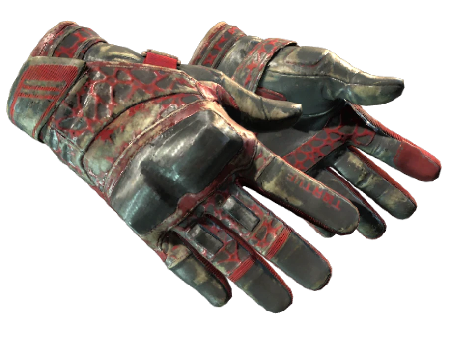 ★ Moto Gloves | Blood Pressure (Battle-Scarred) - Image 1