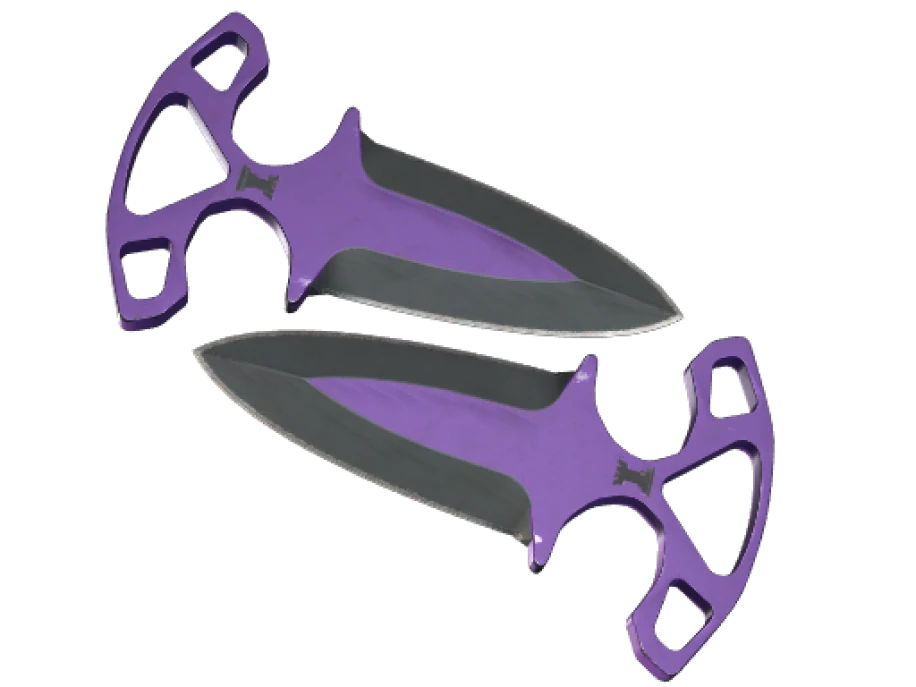 ★ Shadow Daggers | Ultraviolet (Well-Worn) - Image 1
