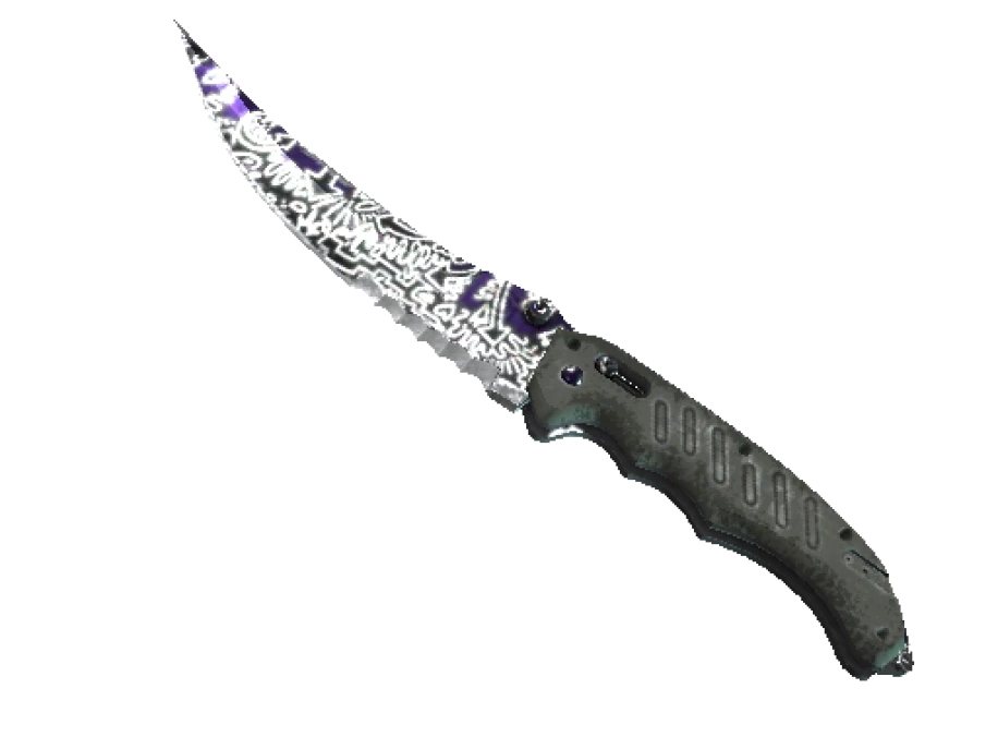 ★ StatTrak™ Flip Knife | Freehand (Well-Worn) - Image 1