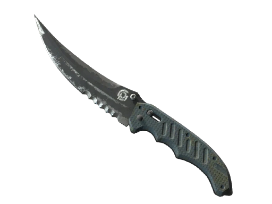 ★ StatTrak™ Flip Knife | Night (Battle-Scarred) - Image 1