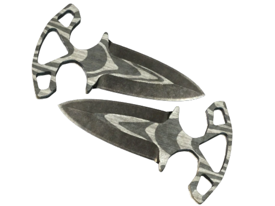 ★ StatTrak™ Shadow Daggers | Black Laminate (Battle-Scarred) - Image 1