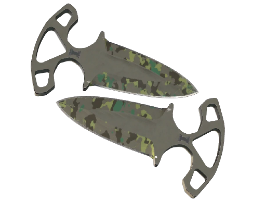 ★ StatTrak™ Shadow Daggers | Boreal Forest (Well-Worn) - Image 1