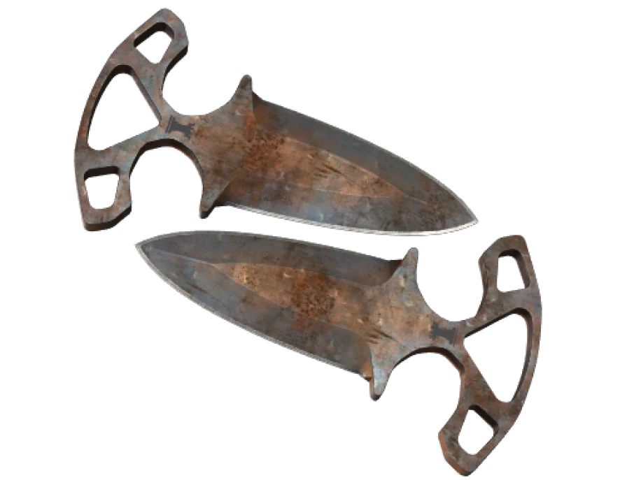 ★ StatTrak™ Shadow Daggers | Rust Coat (Battle-Scarred) - Image 1