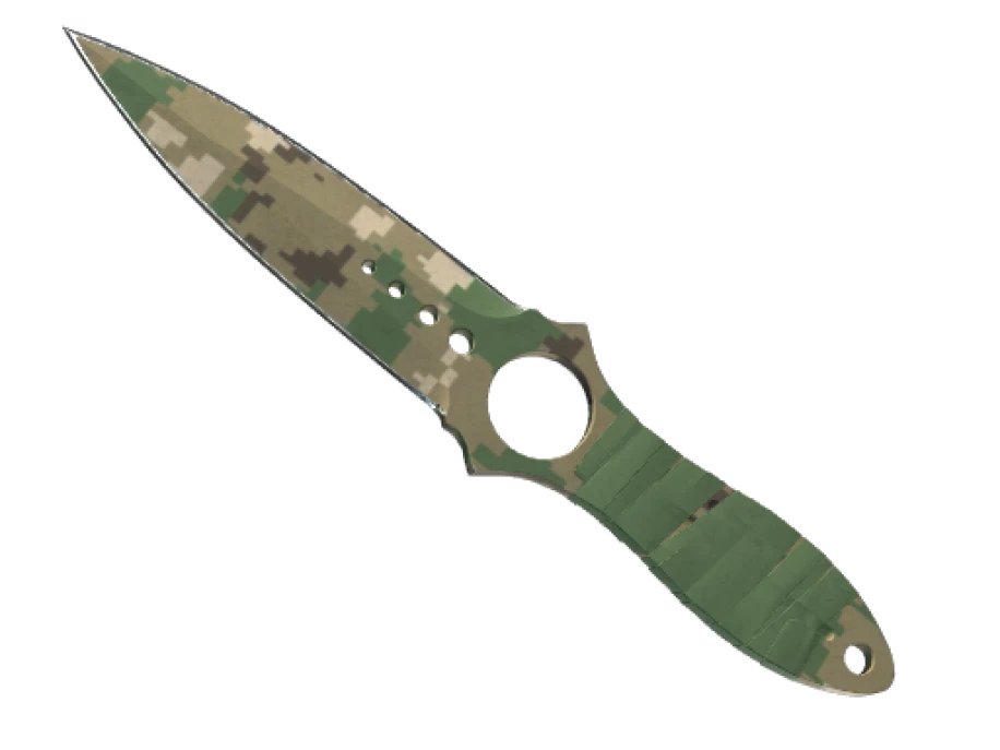 ★ StatTrak™ Skeleton Knife | Forest DDPAT (Well-Worn) - Image 1