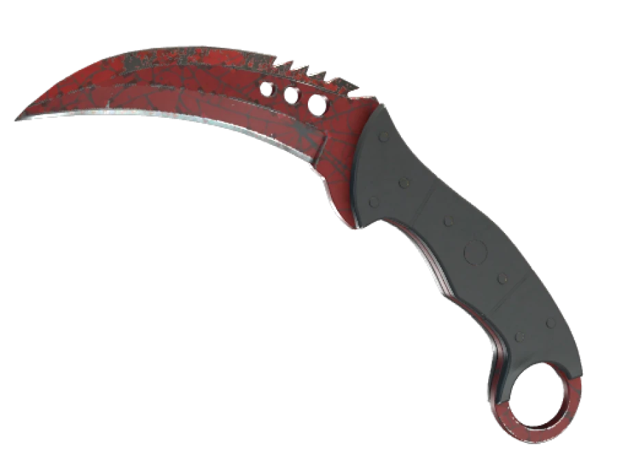 ★ StatTrak™ Talon Knife | Crimson Web (Well-Worn) - Image 1