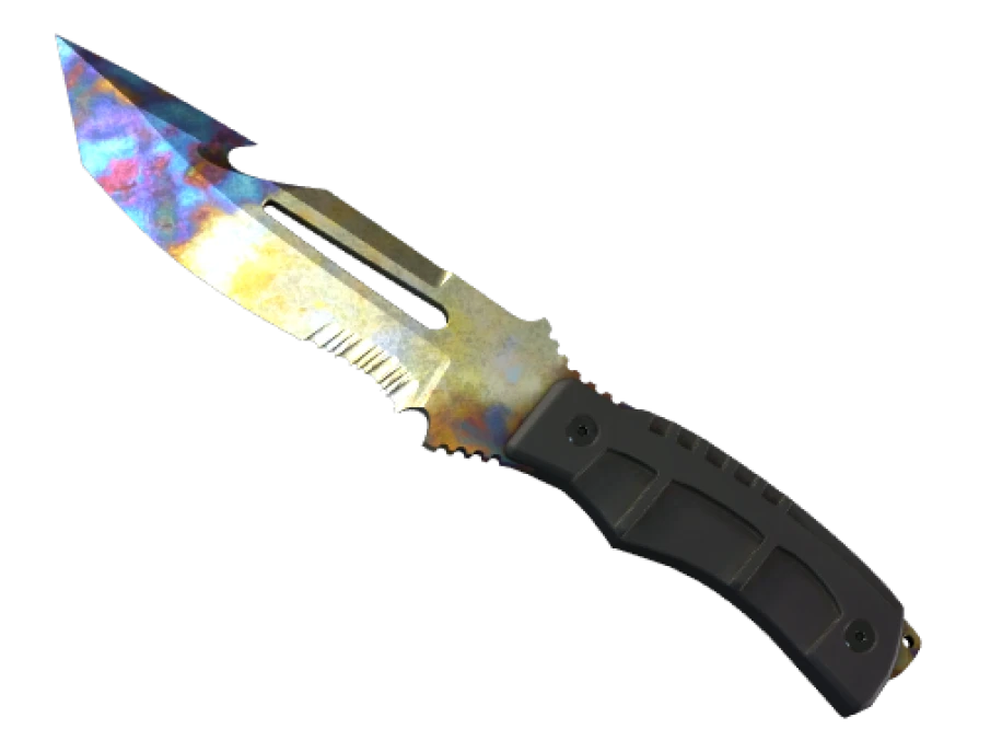 ★ Survival Knife | Case Hardened (Well-Worn) - Image 1