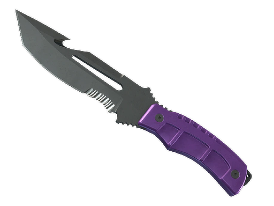 ★ Survival Knife | Ultraviolet (Well-Worn) - Image 1