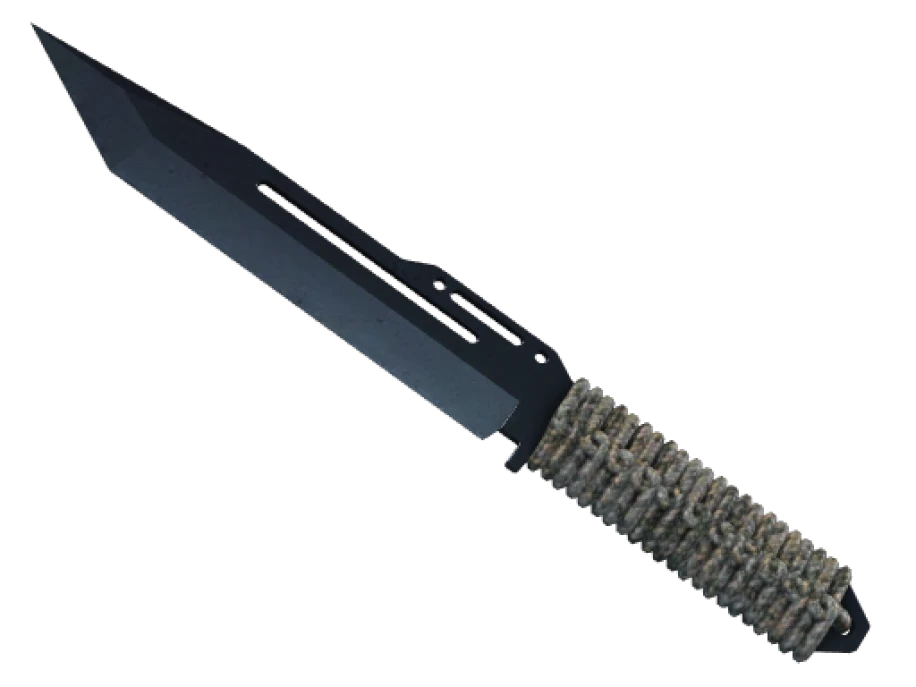 ★ Paracord Knife | Blue Steel (Well-Worn) - Image 1