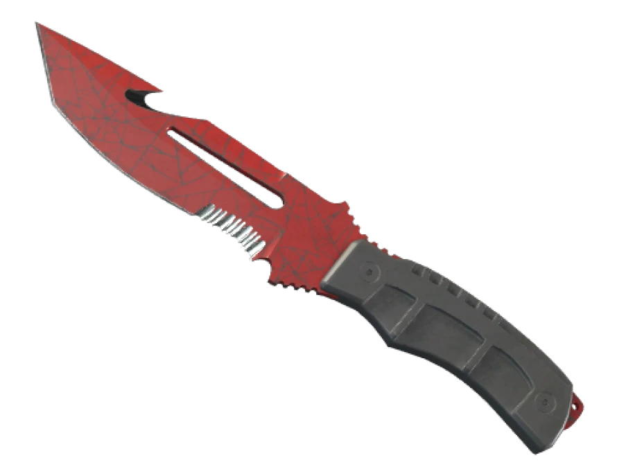 ★ Survival Knife | Crimson Web (Well-Worn) - Image 1